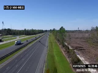 Traffic Cam I-75 @ MM 448.6 / Weigh Station