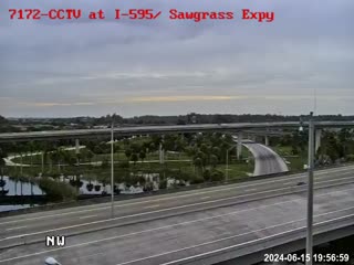 Traffic Cam I-75 at I-595/ Sawgrass Expy
