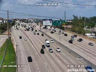 Traffic Cam SR-826 @ SW 2ND ST