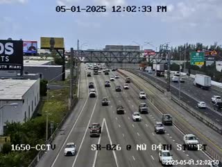 Traffic Cam SR-826 @ NW 84TH STREET