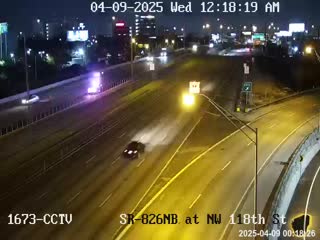 Traffic Cam SR-826 @ NW 118TH ST