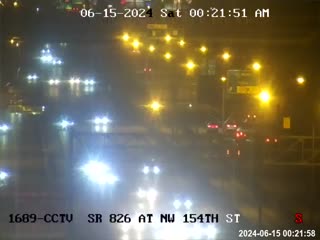 Traffic Cam SR-826 AT NW 154TH ST