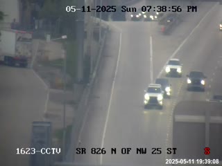 Traffic Cam SR-826 @ NW 32ND  ST