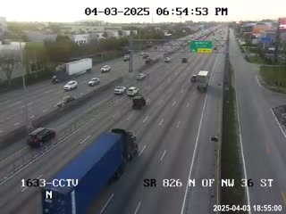 Traffic Cam SR-826 @ NW 46TH ST