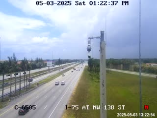 Traffic Cam I-75 @ NW 143RD ST