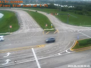 Traffic Cam Pines and I-75 NB off-ramp