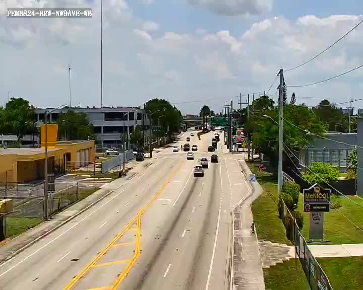Live snapshot from Pembroke Road at NW 9th Avenue