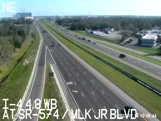 Highway at the entrance to the city Tampa