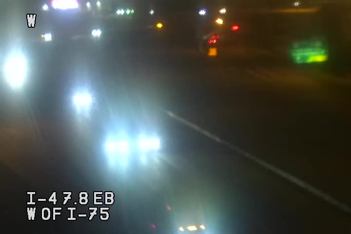 I-4 west of I-75 (the approach and the exit crawl) live traffic camera