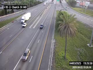 Traffic Cam I-95 at Church St NB