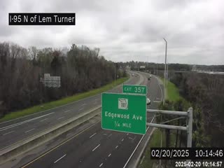 Traffic Cam I-95 N of Lem Turner Rd