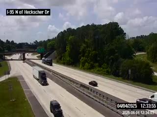 Traffic Cam I-95 N of Heckscher Dr