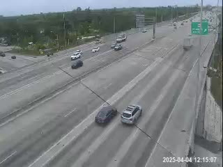 Traffic Cam Tpke MM 22.4 N at Bird Rd Toll