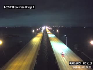 USA Jacksonville Henry H Buckman Bridge over the St. John's River live webcam