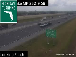 Traffic Cam Tpke MM 252.9 S of US-441/ SR-528