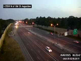 Traffic Cam I-295 W N of Old St Augustine Rd