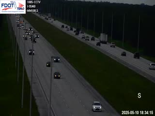 Traffic Cam I-95 MP 108.5 Northbound
