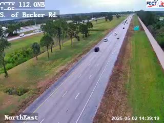 Traffic Cam I-95 MP 112.0 Northbound