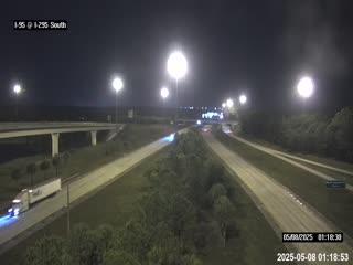 Traffic Cam I-95 at I-295 / 9A South
