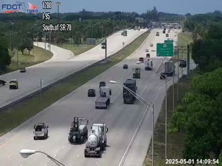 Traffic Cam I-95 MP 128.0 Northbound