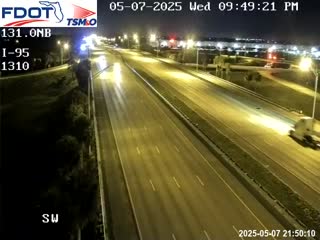 Traffic Cam I-95 MP 131.0 Northbound