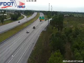 Traffic Cam I-95 MP 137.0 Northbound