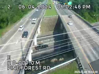 Traffic Cam I-10-MM 007.0M-Pine Forest Rd