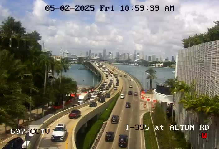 MacArthur Causeway Bridge Webcam
