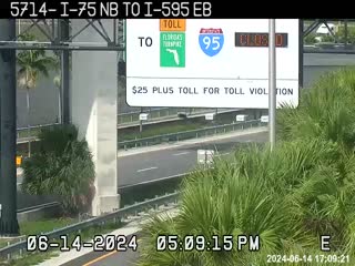 Traffic Cam 5714 MP 1.4 (S-E Connector from Sawgrass Expy)