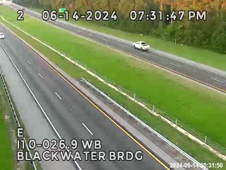 Traffic Cam I-10-MM 026.9WB-Blackwater Brdg