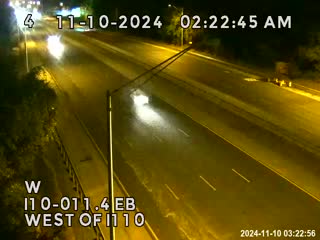 Traffic Cam I-10-MM 011.4EB W of I-110