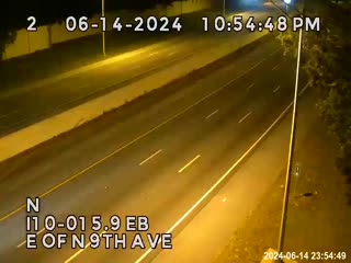 Traffic Cam I-10-MM 015.9EB-E of N 9th Ave
