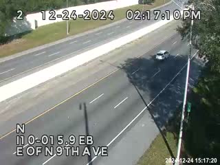 Traffic Cam I-10-MM 015.9EB-E of N 9th Ave