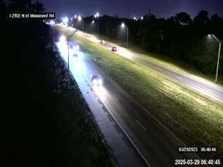 Traffic Cam I-295 E N of Monument Rd