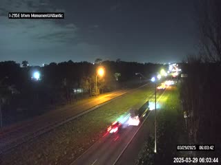 Traffic Cam I-295 E S of Monument Rd