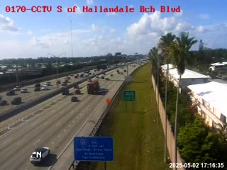 Traffic Cam I-95 S of Hallandale Beach