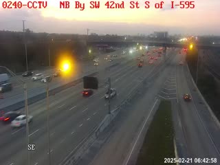 Traffic Cam I-95 S of 595