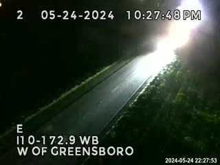Traffic Cam I-10-MM 172.9WB-W of Greensboro