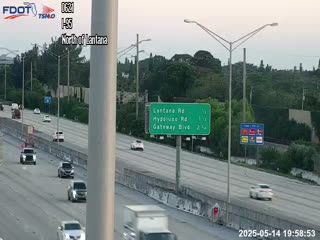 Traffic Cam I-95 N of Lantana