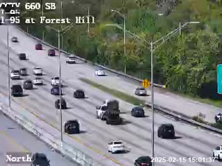 Traffic Cam I-95 at Forest Hill