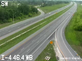 Traffic Cam I-4 at WB Rest Area