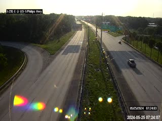 Traffic Cam I-295 E at US-1 / Philips Hwy