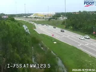 Traffic Cam I-75S At Corkscrew M124