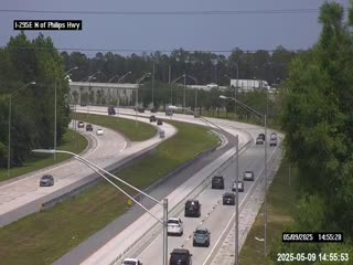 Traffic Cam I-295 E N of US-1 / Philips Hwy