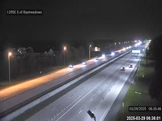 Traffic Cam I-295 E S of Baymeadows Rd