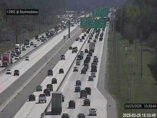 Traffic Cam I-295 E at Baymeadows Rd