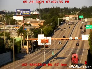 Traffic Cam (102) SR-924 at NW 67th Ave