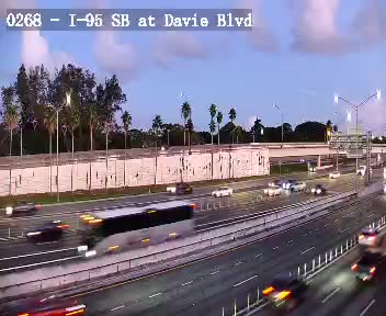 Glades Rd, Southbound, I-95 SB Median North of Davie Blvd