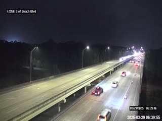 Traffic Cam I-295 E S of US-90 / Beach Blvd