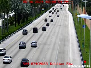 Traffic Cam (504) SR-874 at Killian Parkway